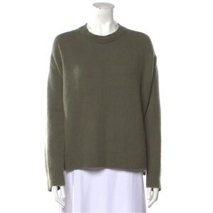 Vince Green Cashmere Crew Neck Sweater